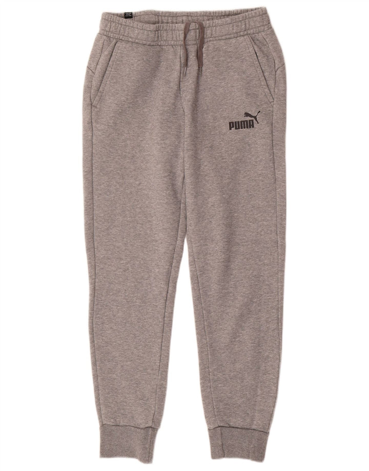 Męskie spodnie dresowe Puma Joggers średnioszare nakrapiane