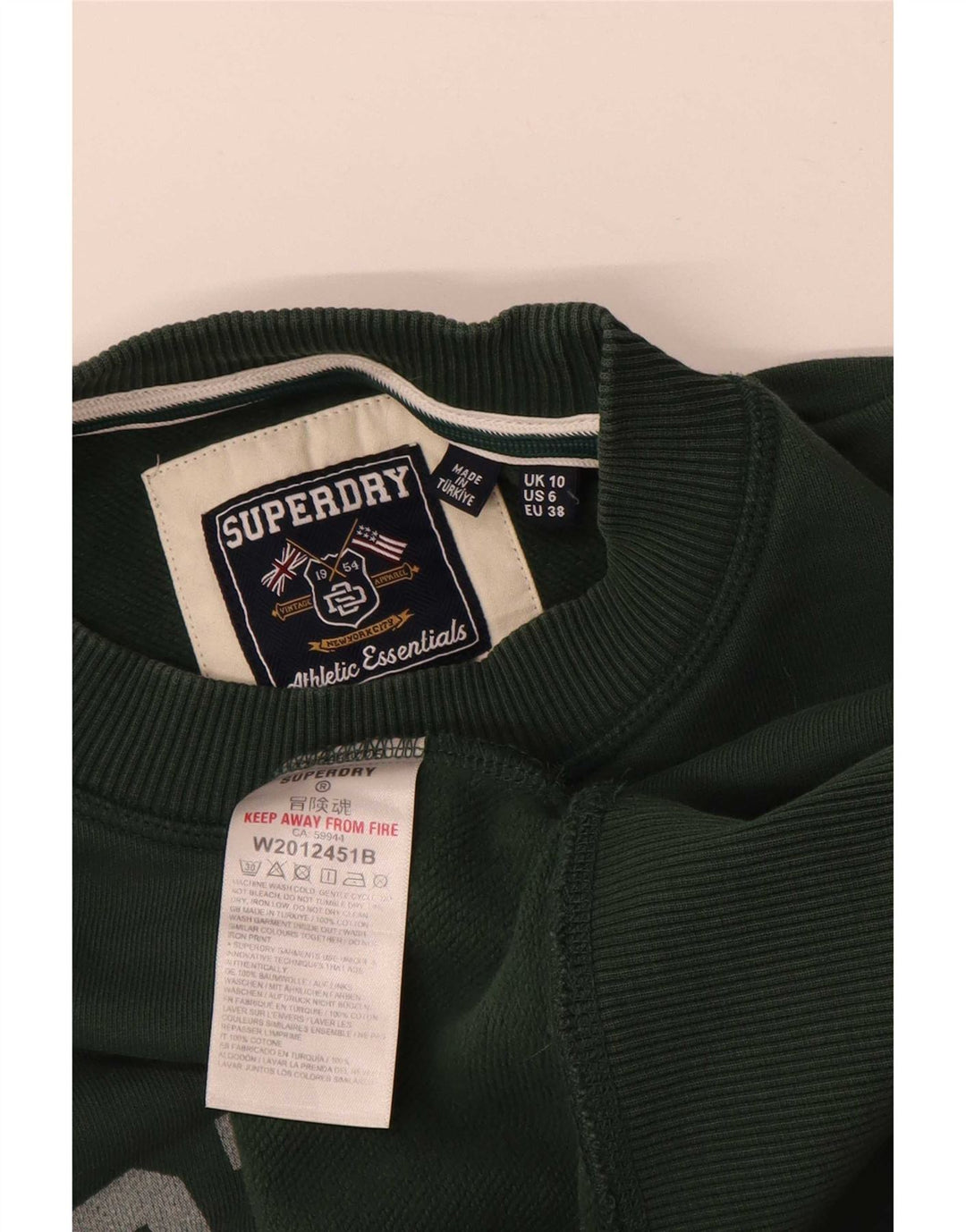 Damski sweter oversize Superdry Graphic UK 10 Small Green