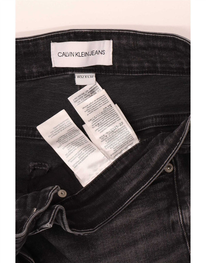 Męskie jeansy Calvin Klein W32 L32 Szara bawełna