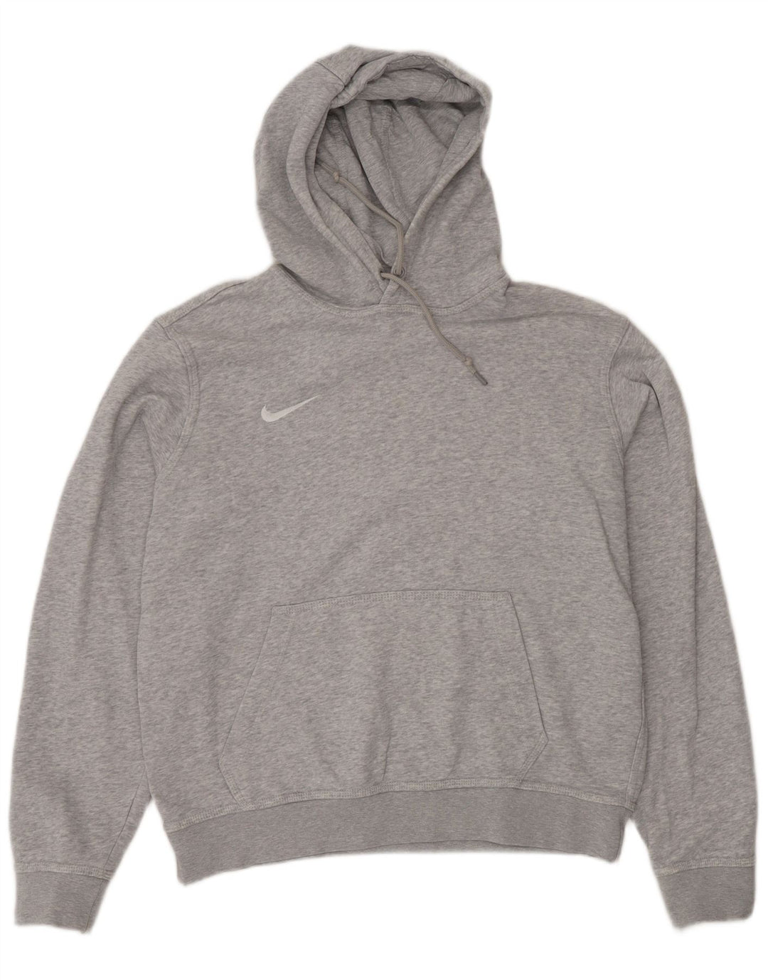 Męska bluza z kapturem Nike, średnia, szara, bawełniana nakrapiana