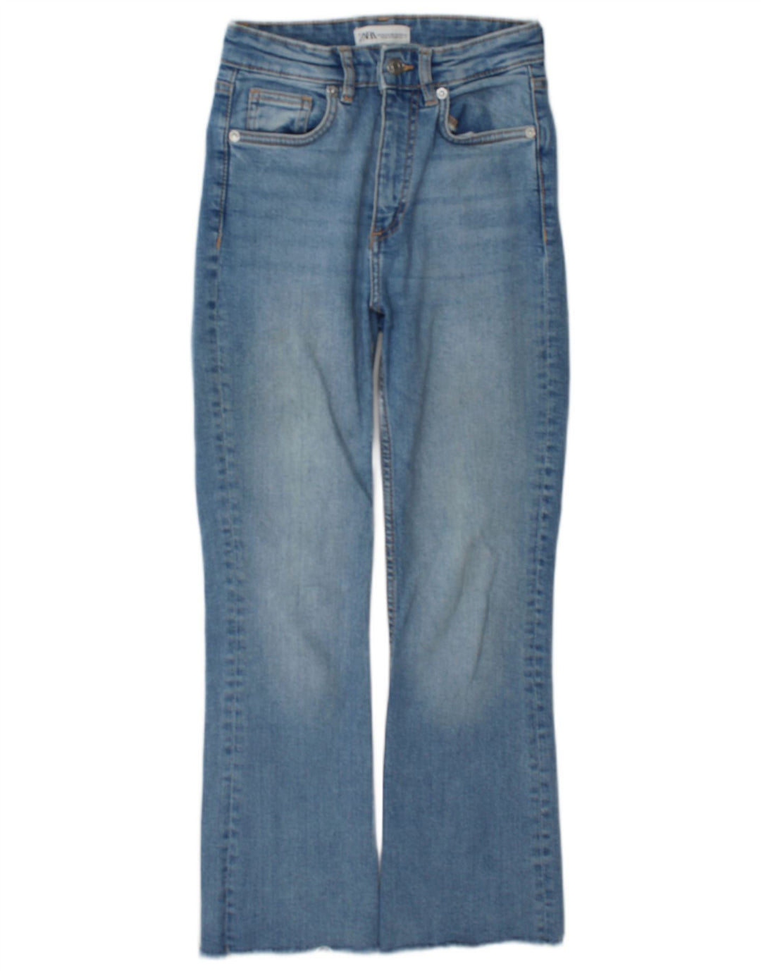 Damskie jeansy Bootcut Zara EU 34 2XS W24 L26 Niebieskie bawełniane