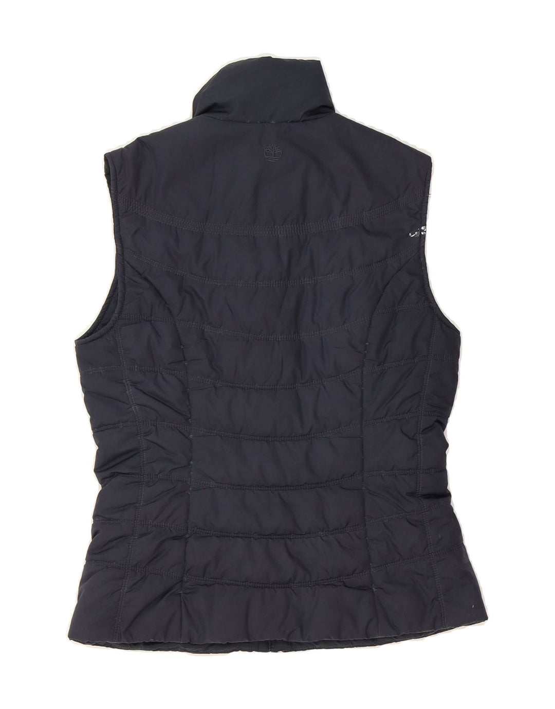 TIMBERLAND Womens Padded Gilet UK 6 XS Navy Blue Polyester Vintage Timberland and Second-Hand Timberland from Messina Hembry 