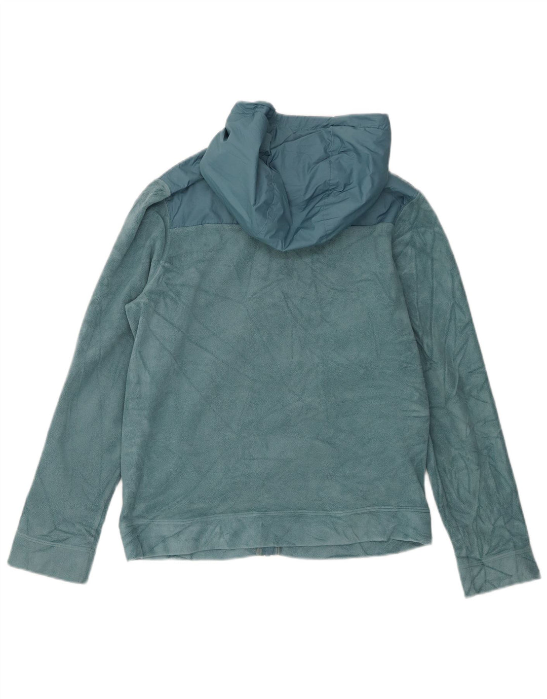 Damska kurtka polarowa z kapturem NIKE UK 18 XL, niebieska, poliestrowa