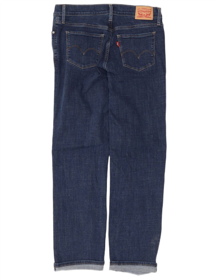 Damskie dżinsy Levi's 314 Shaping Straight W28 L27 Niebieska bawełna