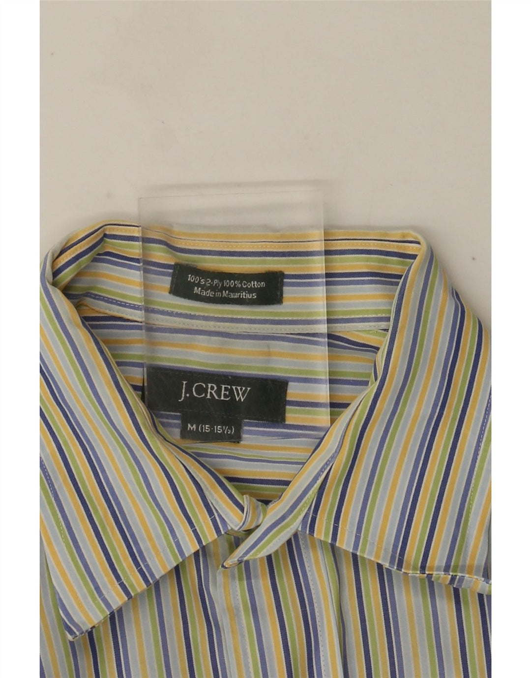 Koszula męska J. Crew, rozmiar 15, 1/2, średnia, wielobarwna, bawełniana w paski