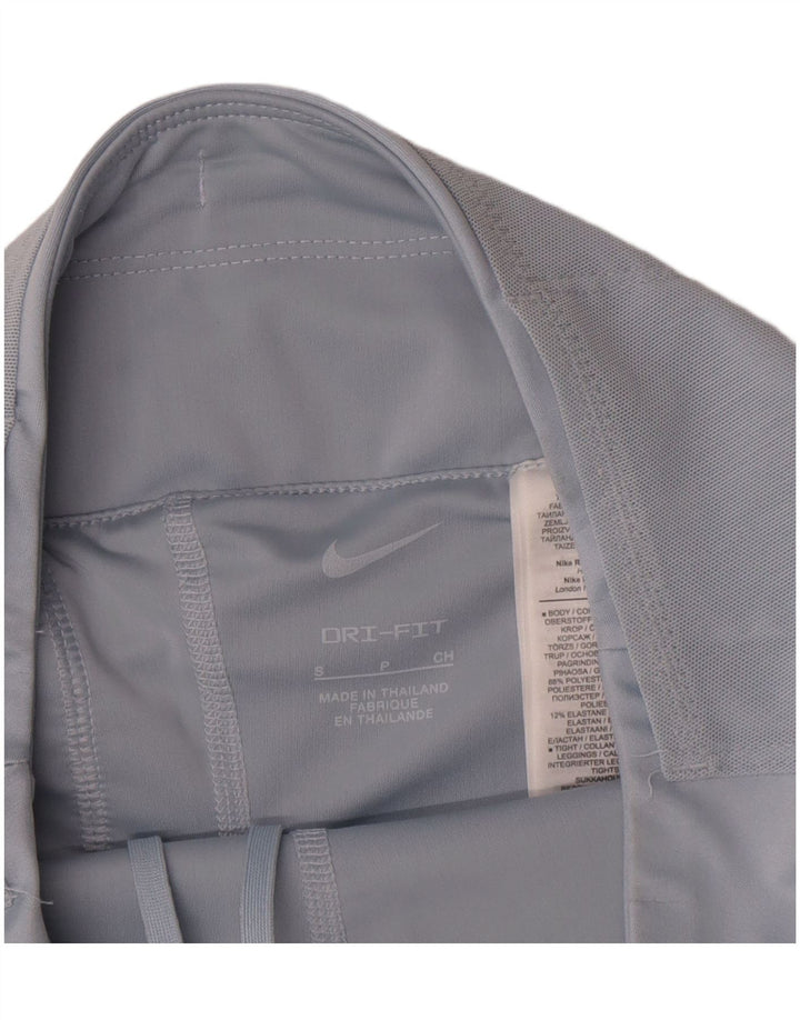 Damskie spodenki sportowe Nike Dri Fit UK 10, małe, niebieskie, poliestrowe