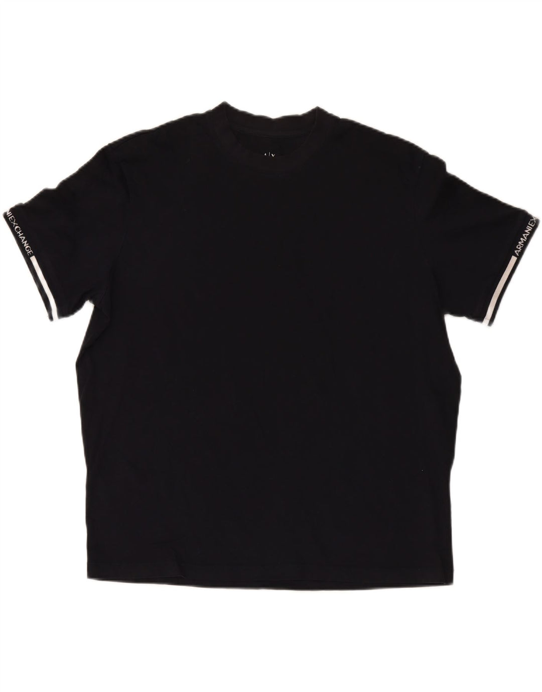 ARMANI EXCHANGE Mens T-Shirt Top Large Black Cotton Vintage Armani Exchange and Second-Hand Armani Exchange from Messina Hembry 
