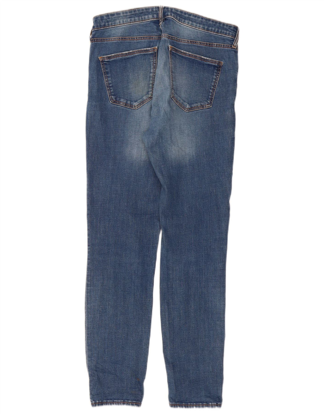 Damskie jeansy ZARA w trudnej sytuacji, EU 38 Small W28 L28 Niebieskie