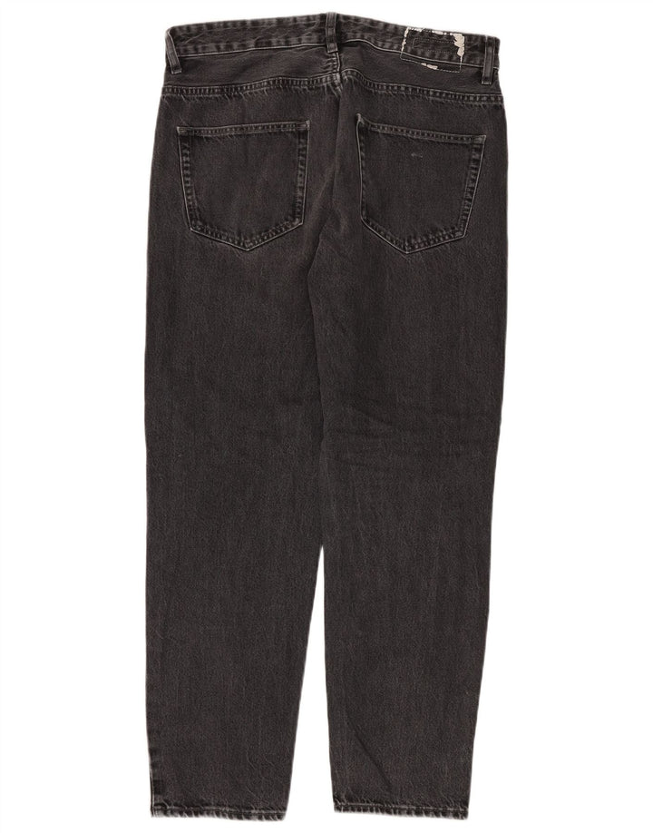 Damskie jeansy z wysokim stanem Zara EU 42 Large W32 L30 Szare