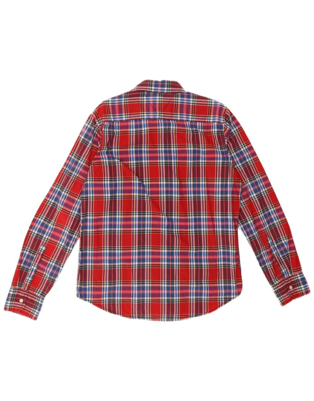 Koszula męska Tommy Hilfiger, duża, bawełniana w czerwoną kratę