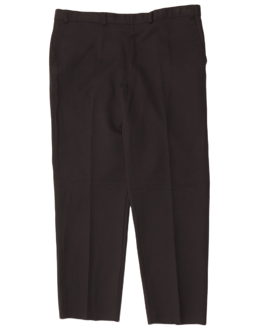 Marks & Spencer Męskie proste spodnie chino W38 L29 Czarny poliester