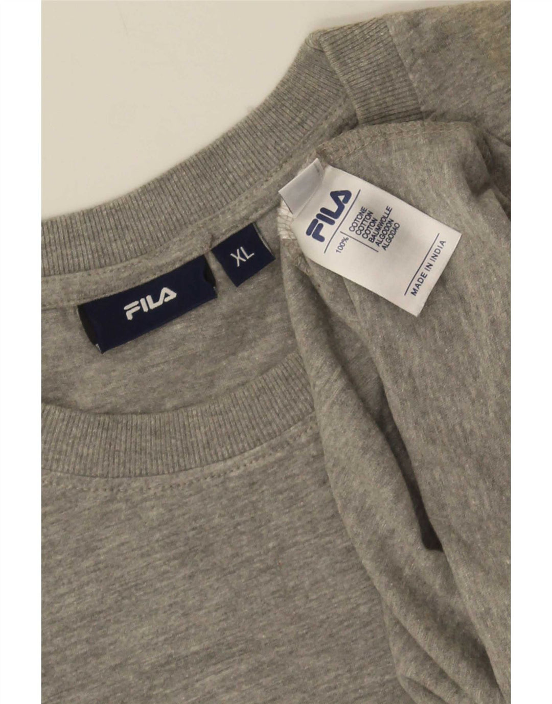 Męska kamizelka Fila XL, szara, nakrapiana bawełna