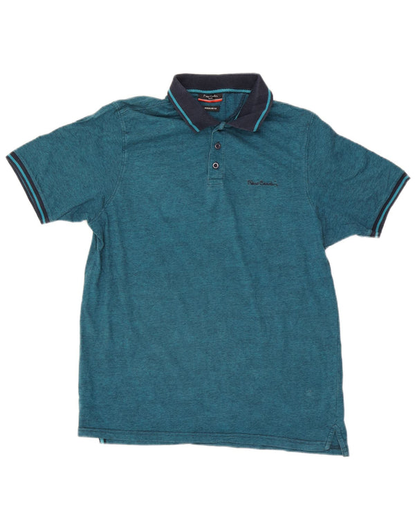 Męska koszulka polo do rugby Pierre Cardin o regularnym kroju, w kolorze średnioniebieskim w prążki