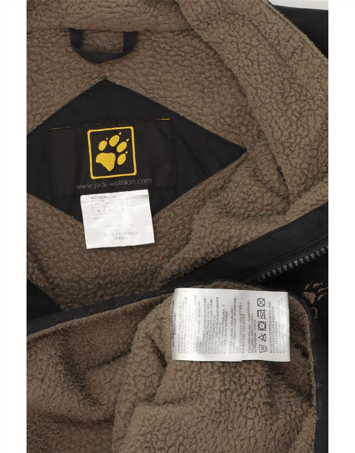 Damska kurtka wiatrówka Jack Wolfskin UK 12/14 Średni czarny poliester