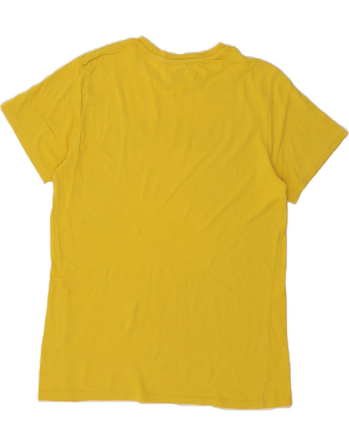 LEVI'S Mens Graphic T-Shirt Top Large Yellow Vintage Levi's and Second-Hand Levi's from Messina Hembry 