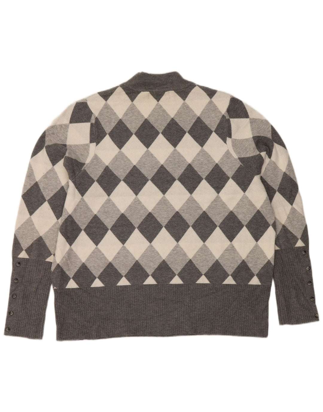 Marks & Spencer Damski sweter z golfem UK 22 3XL szary
