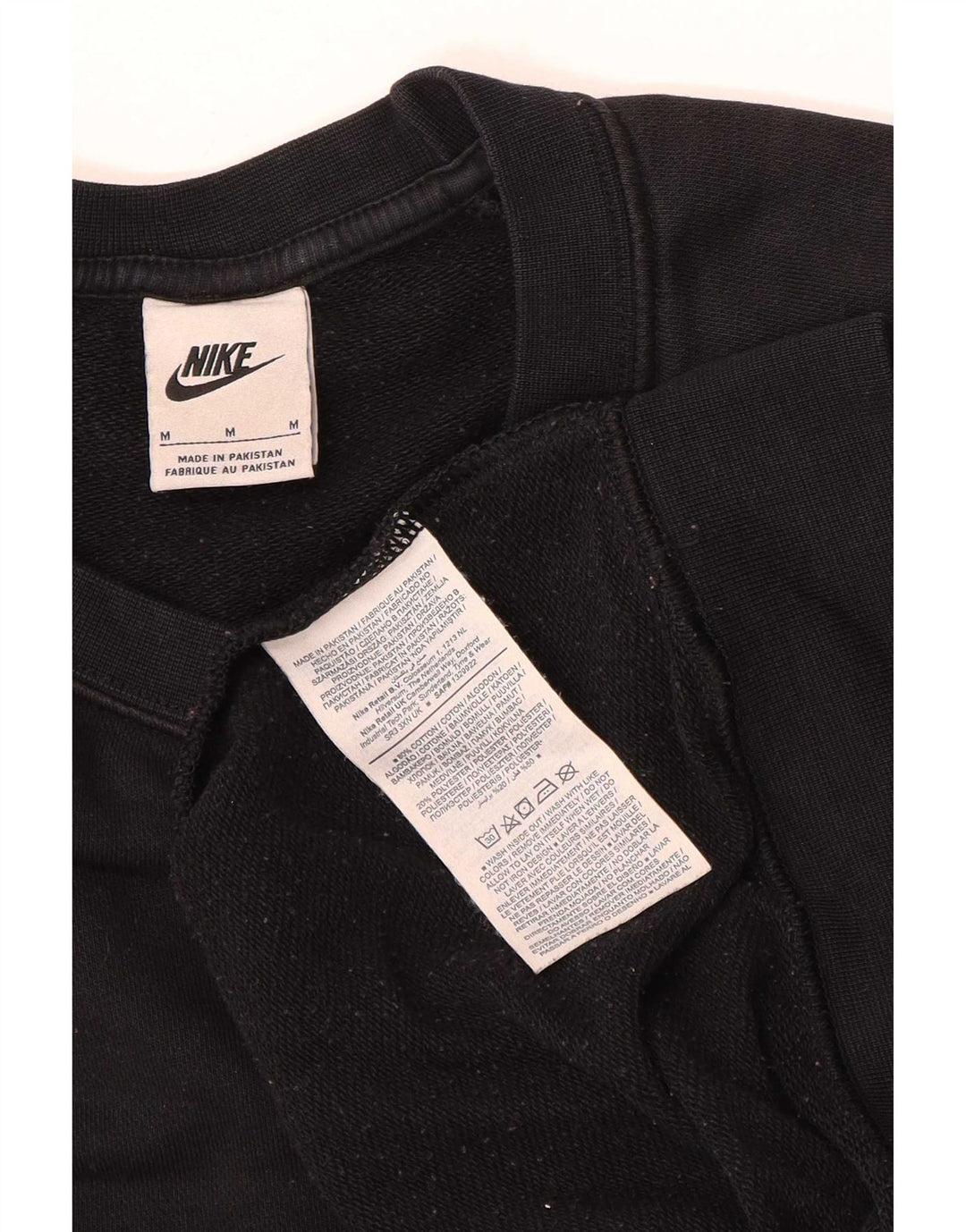 Damska bluza dresowa Nike UK 14, średnia czarna bawełna