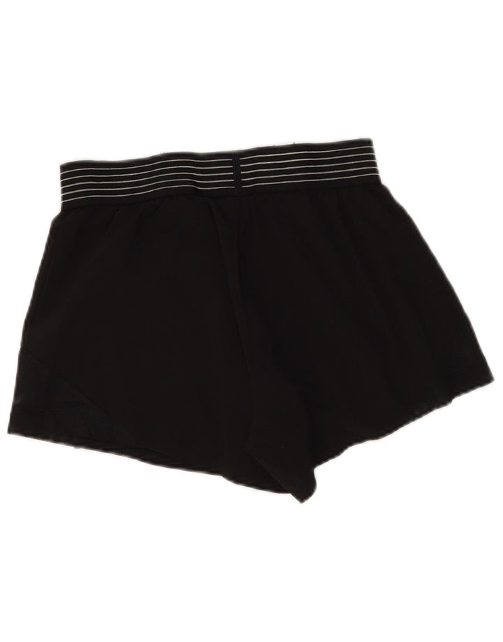 Damskie spodenki sportowe Nike Dri Fit UK 8, małe, czarne, poliestrowe