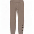 Damskie legginsy Nike Dri Fit Graphic UK 12, średnioszary, poliestrowy