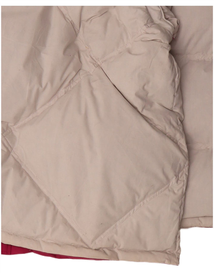 Męska dwustronna ocieplana kurtka z kapturem Diadora UK 40, duży, różowy poliester