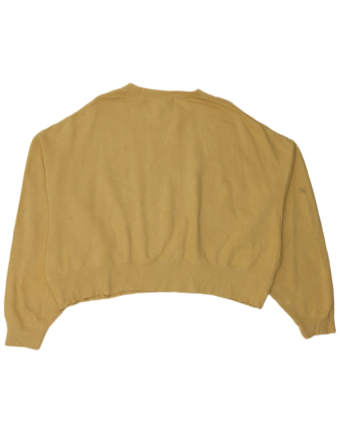 Damska bluza dresowa NIKE Crop Oversize UK 14, średnia bawełna khaki