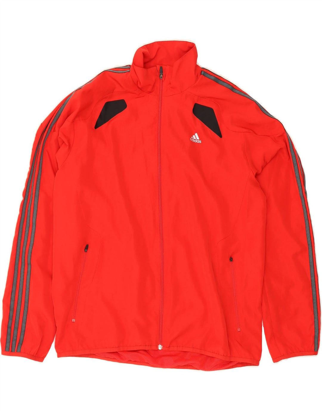 ADIDAS Mens Climacool Tracksuit Top Jacket Large Red Colourblock Polyester Vintage Adidas and Second-Hand Adidas from Messina Hembry 