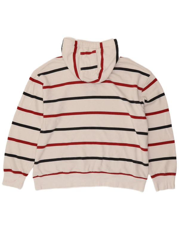 Męski sweter z kapturem TOMMY HILFIGER 2XL, bawełniany w białe paski