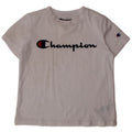 Chłopięcy T-shirt z grafiką CHAMPION Top 4-5 lat, biała bawełna