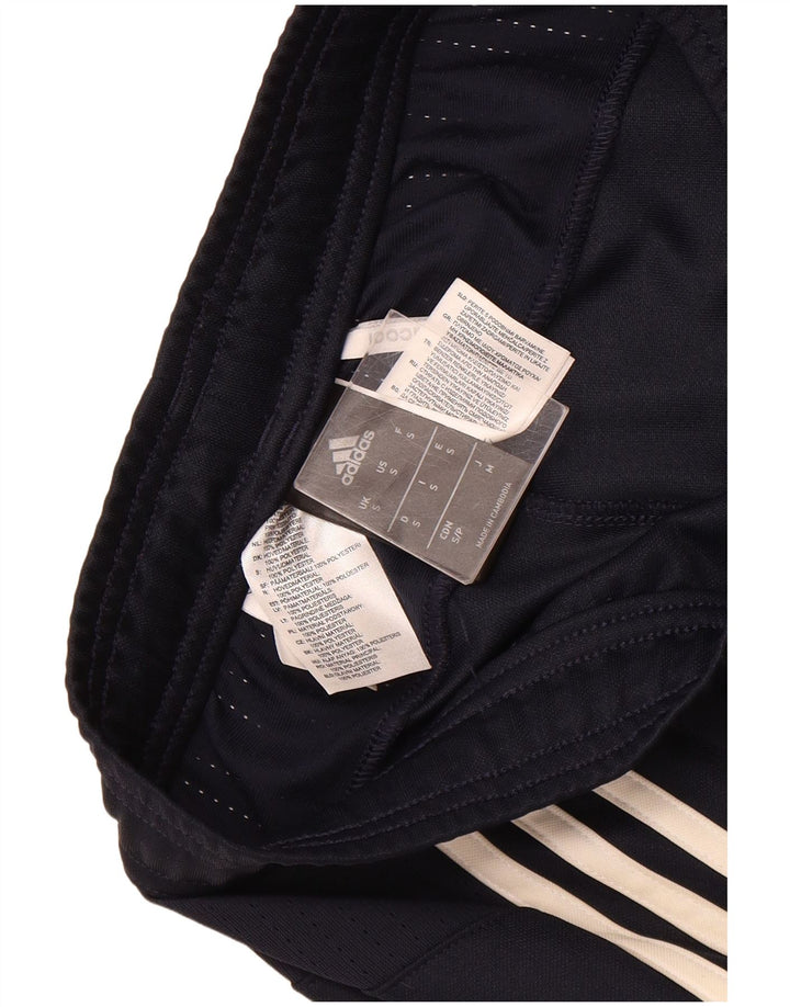 ADIDAS Mens Tracksuit Trousers Small  Navy Blue Polyester