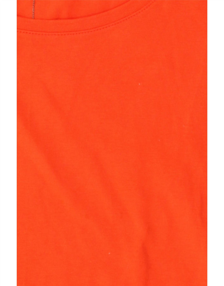 LEVI'S Womens T-Shirt Top UK 8 Small Orange Cotton