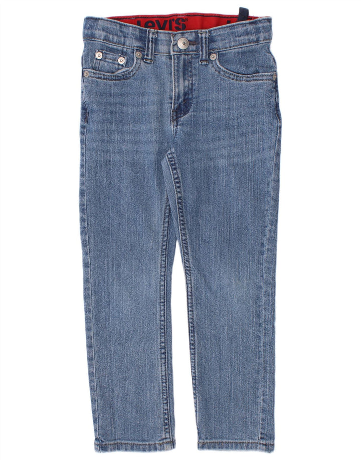 Levi's Boys 511 Slim Jeans 4-5 lat W22 L18 Niebieska bawełna