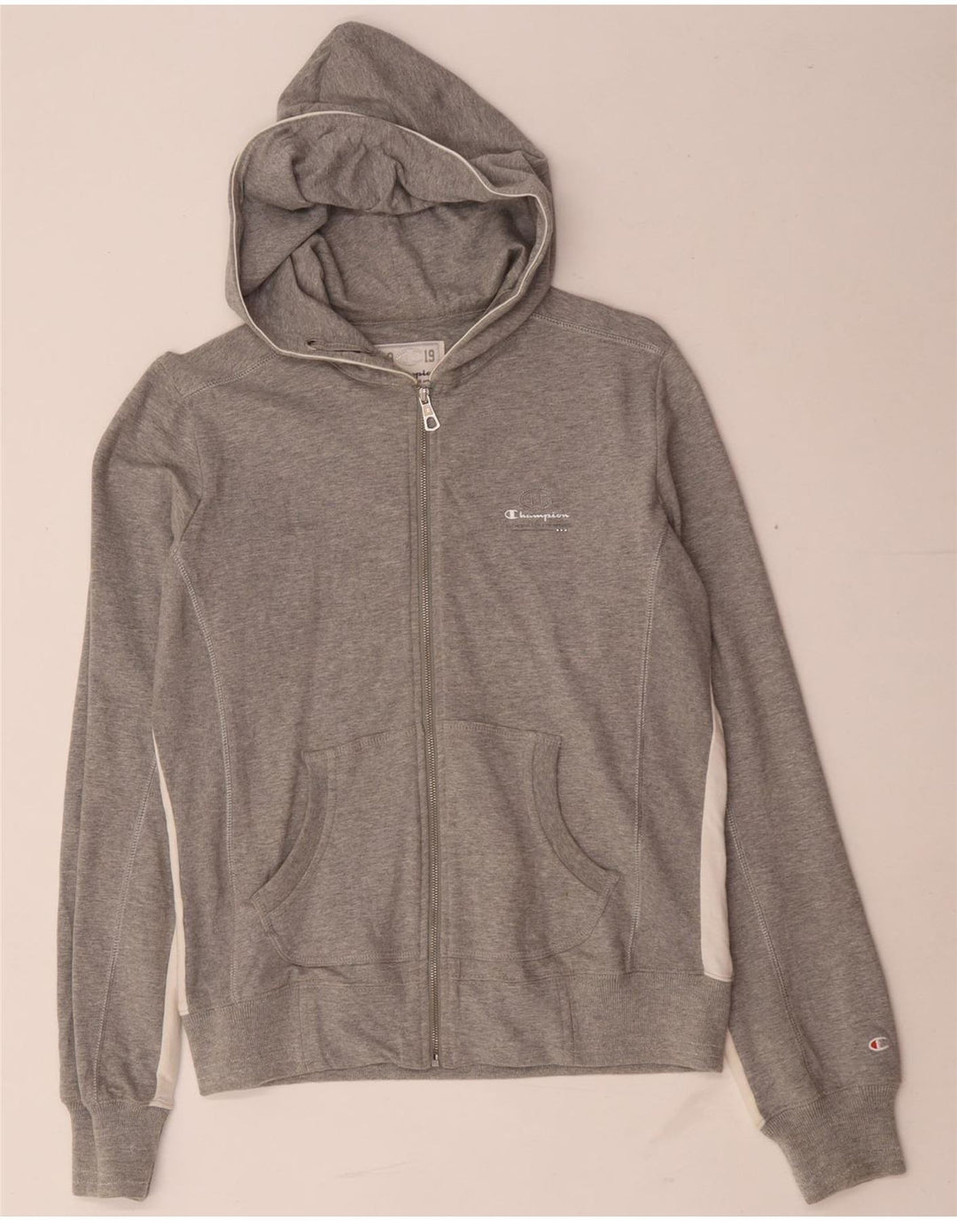 Sweter z kapturem i zamkiem błyskawicznym Champion Womens Heritage Classics UK 14 Średni szary
