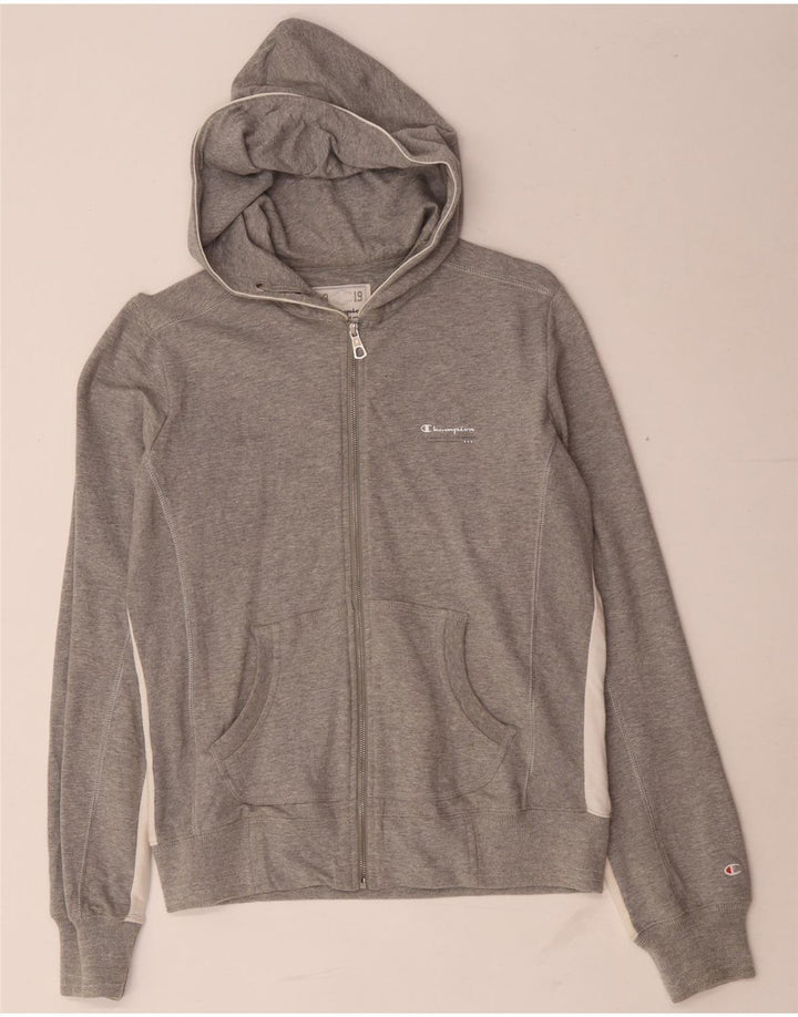 Sweter z kapturem i zamkiem błyskawicznym Champion Womens Heritage Classics UK 14 Średni szary