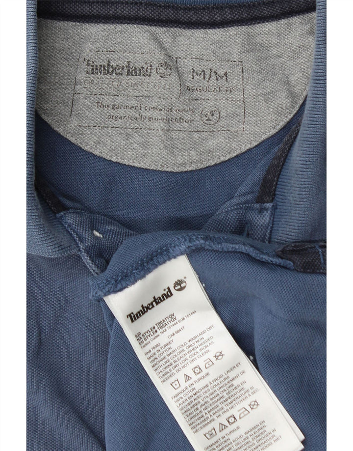 Męska koszulka polo Timberland o regularnym kroju, średnia, granatowa, bawełniana
