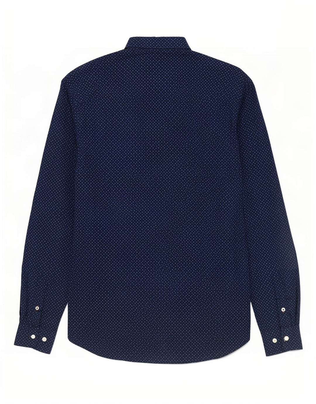 Koszula męska Jack & Jones, średnia, granatowa, bawełniana w cętki