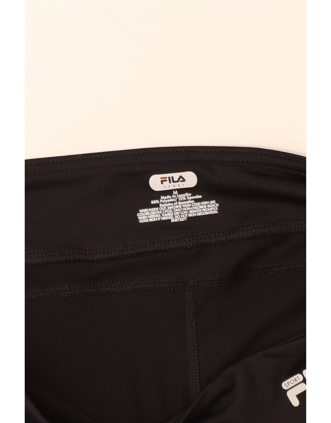 Damskie legginsy Capri FILA UK 14, średni czarny poliester