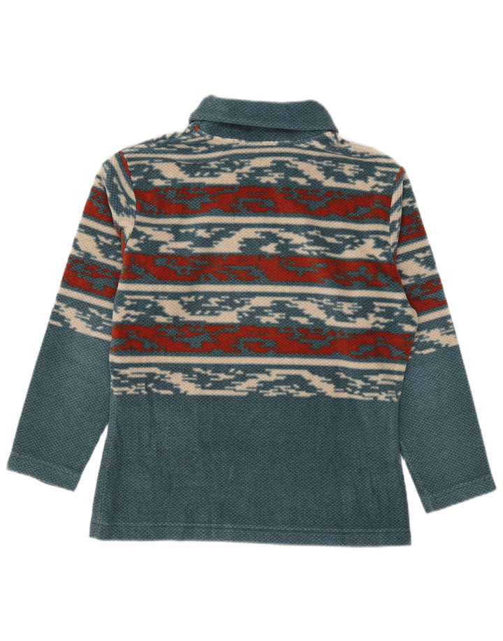 Sweter damski Fila z wywijanym dekoltem IT 44 w średnie niebieskie paski