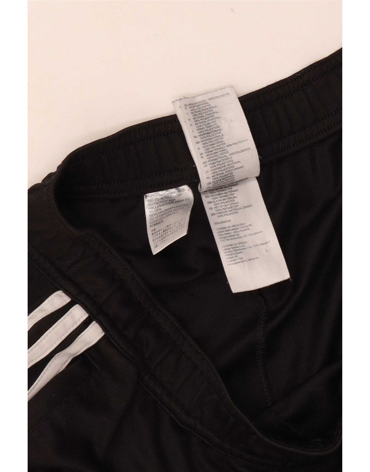 Męskie spodnie dresowe Adidas, średni czarny poliester
