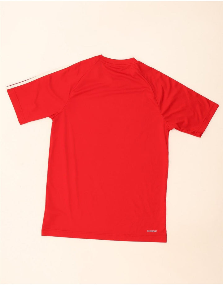 Koszulka męska Adidas Aeroready Top, mała, czerwona, z poliestru