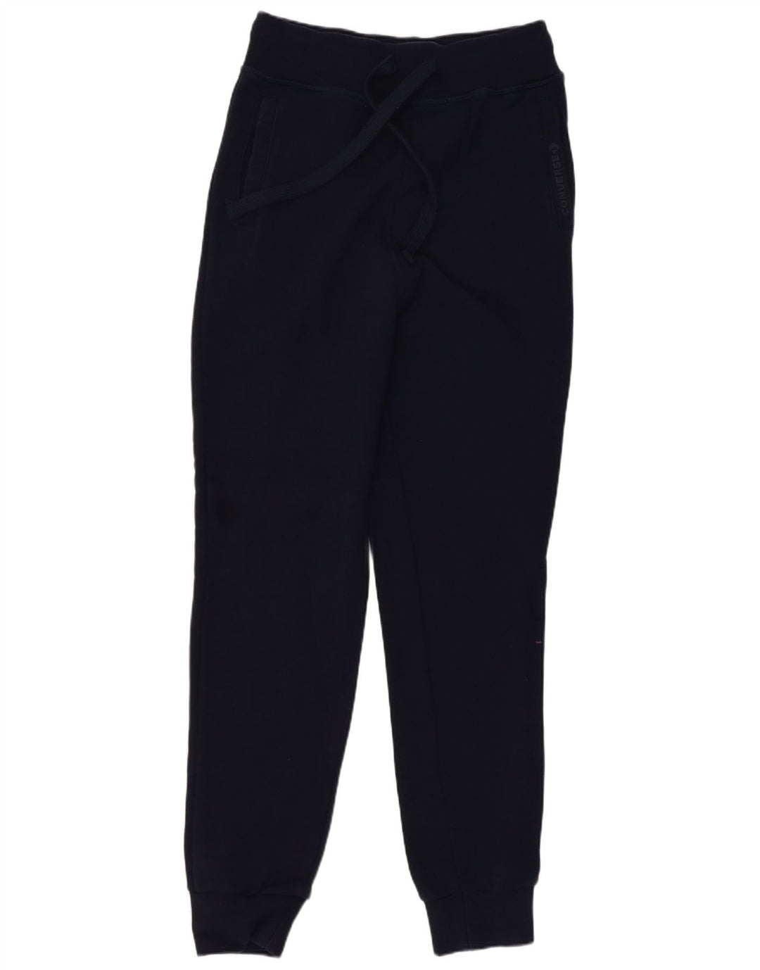 Damskie spodnie dresowe Converse Joggers, małe, granatowe, bawełniane