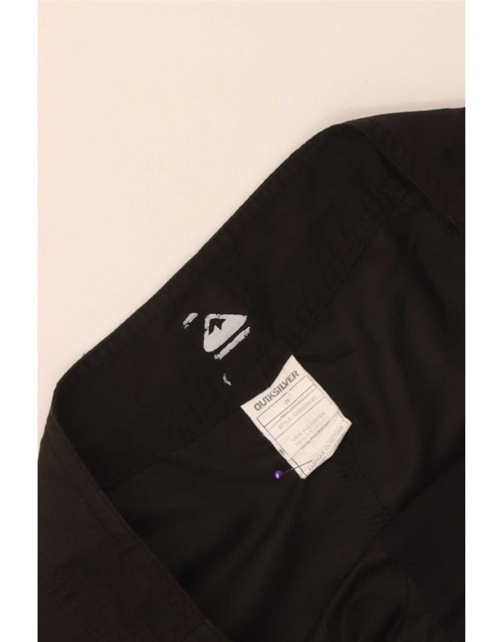 Męskie spodenki kąpielowe Quiksilver z grafiką, mały czarny poliester