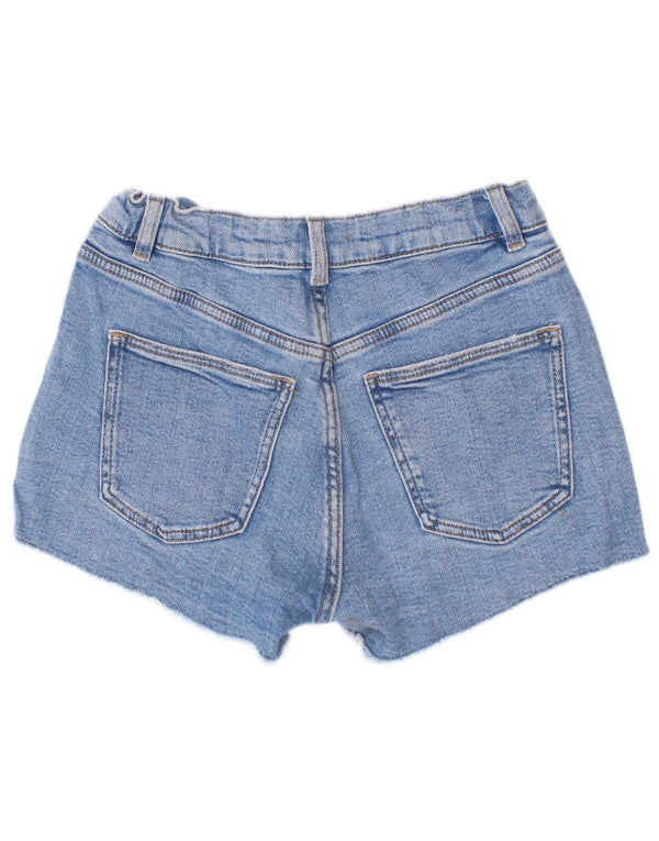 Spodenki jeansowe Zara dziewczęce 8-9 lat W24 niebieska bawełna