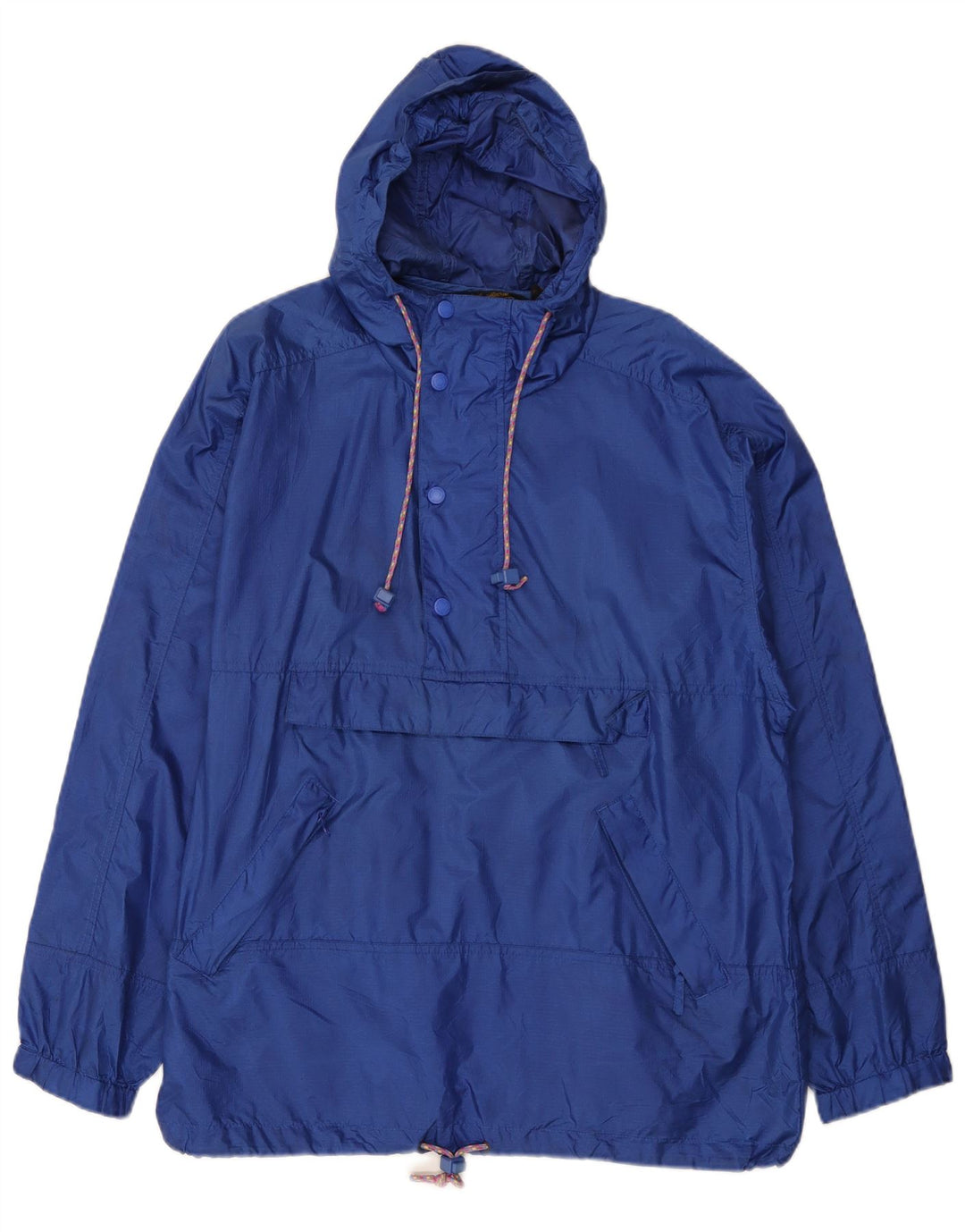 Męska kurtka przeciwdeszczowa z kapturem Eddie Bauer UK 38 Średni niebieski nylon