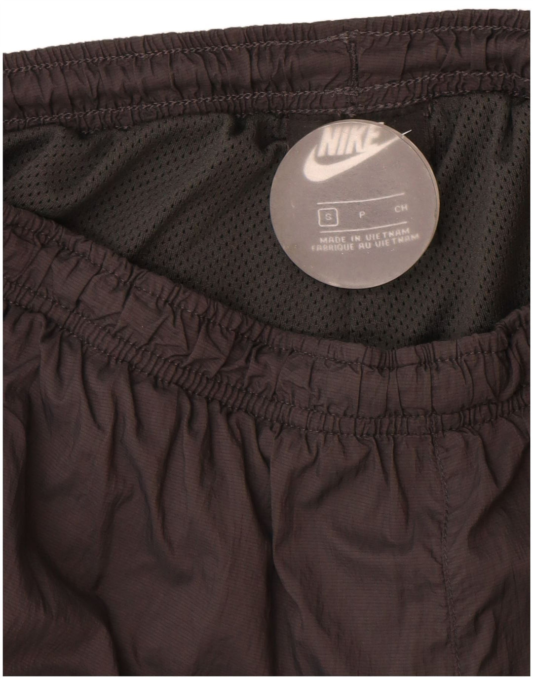 Męskie spodnie dresowe Nike, małe, czarne, nylonowe bloki kolorów
