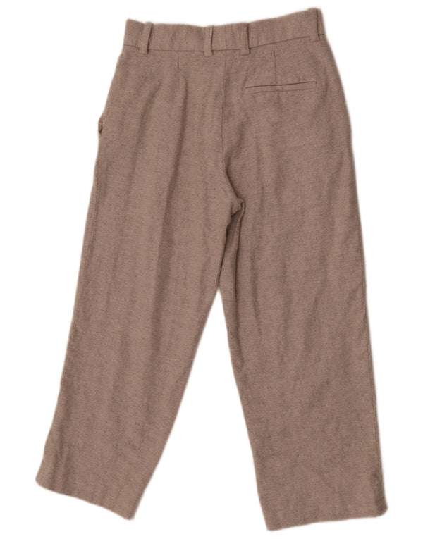 Cos Damskie krótkie spodnie EU 36 Small W26 L24 Beżowa wełna