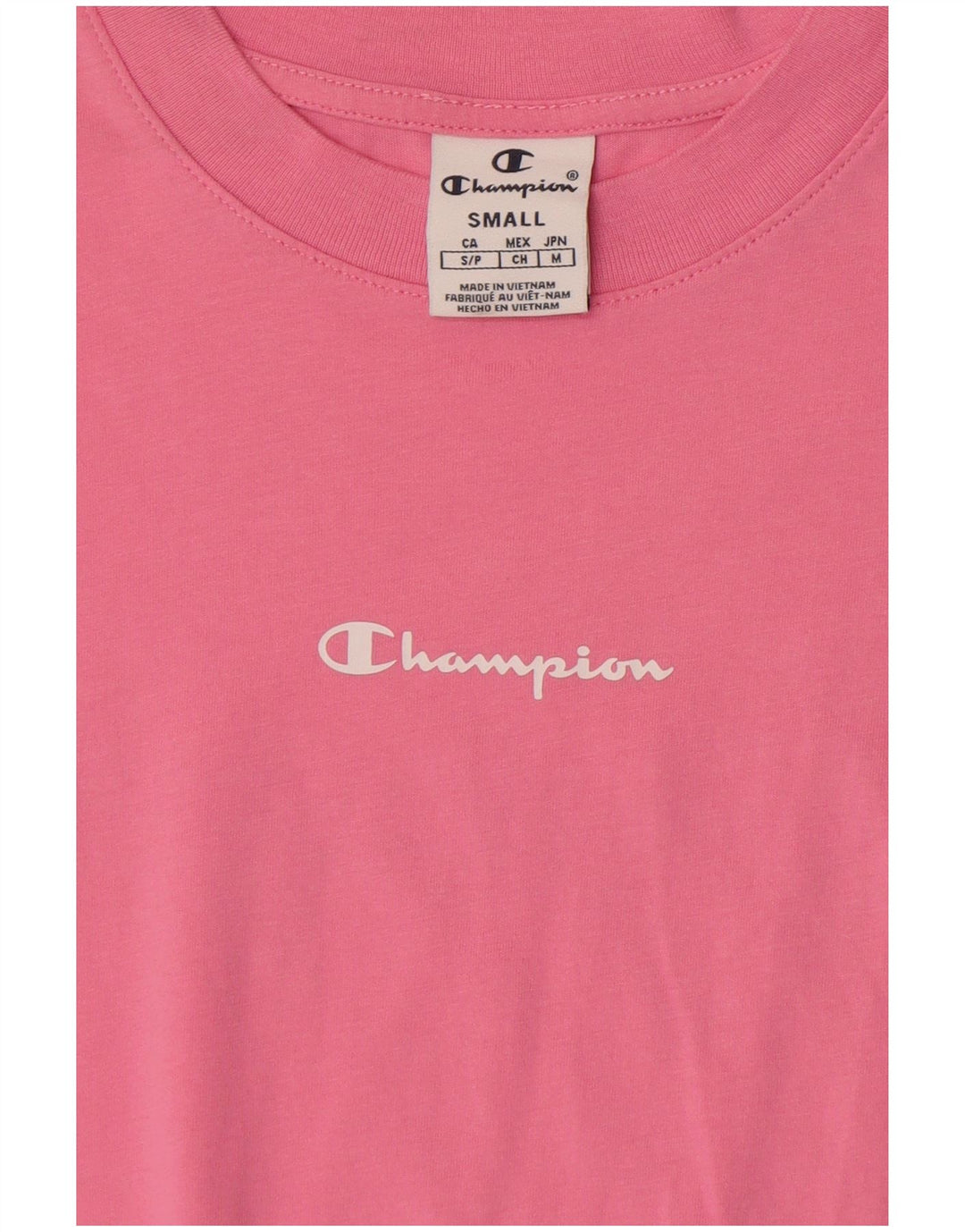 Męski T-shirt Champion z grafiką, mały, różowy