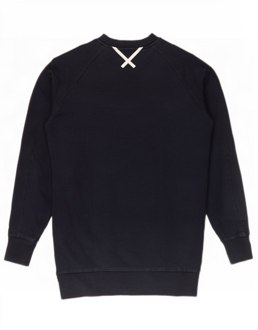 Damska bluza oversize Adidas Jumper UK 10, mała, granatowa, bawełniana