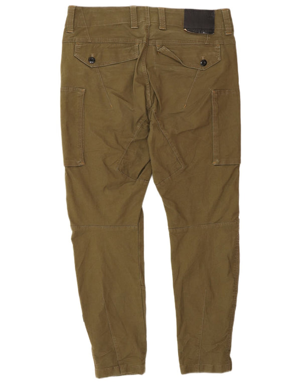 Męskie spodnie cargo G-STAR W34 L32 Khaki, bawełna