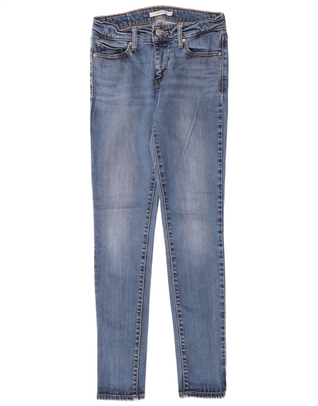 Damskie jeansy LEVI'S 711 Skinny W26 L30 Niebieski Lyocell