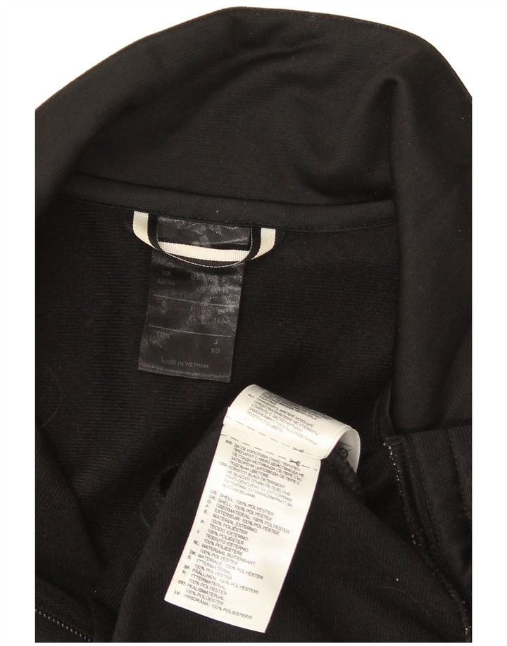 Adidas Męska kurtka dresowa UK 42/44, duża, czarna, poliester